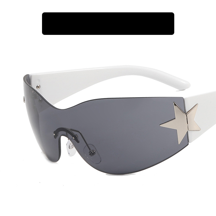 Wholesale PC Frameless Pentagram Sunglasses